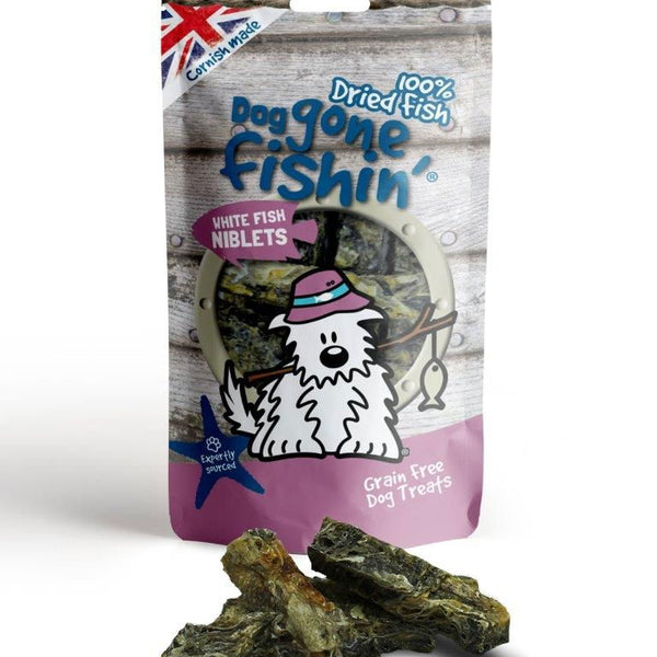 Dog Gone Fishin' White Fish Niblets 75g