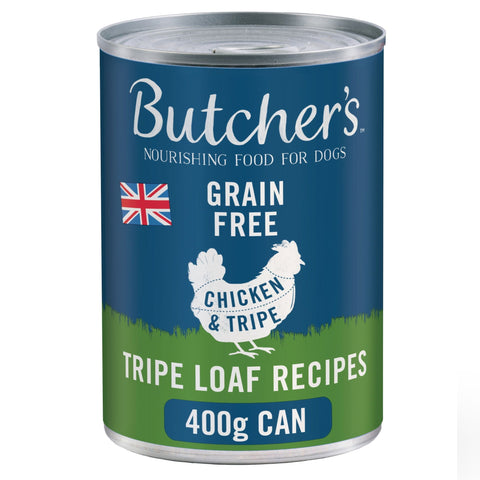 Butcher''s Chicken & Tripe Dog Food Can 400g