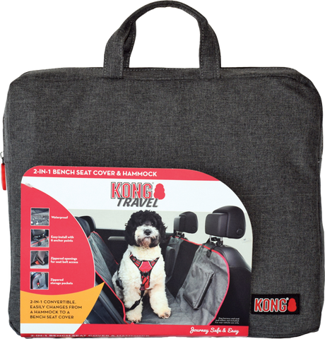 KONG 2-in-1 Bench Seat Cover & Hammock