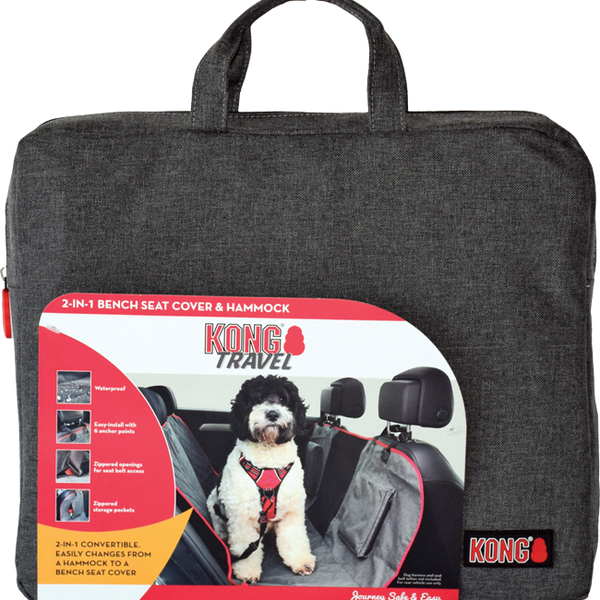 KONG 2-in-1 Bench Seat Cover & Hammock