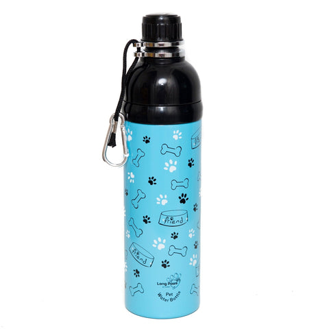 Lick ''n Flow Pet Water Bottle Navy Friend 750ml