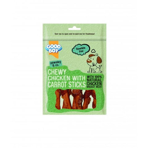 Pawsley & Co Chewy Chicken With Carrot Sticks