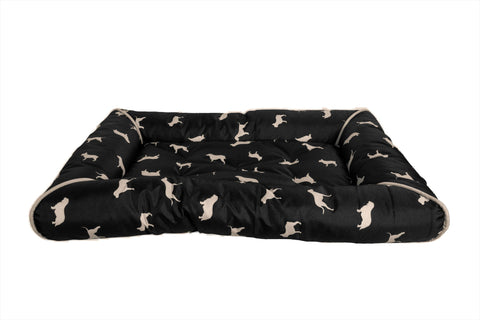 Dream Paws Water Resistant Canvas Dog Print Mattress Xtlge