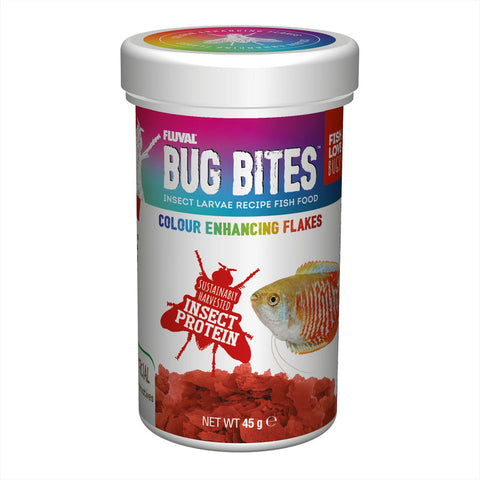 Fluval Bug Bites Color Enhancing Flakes 18g