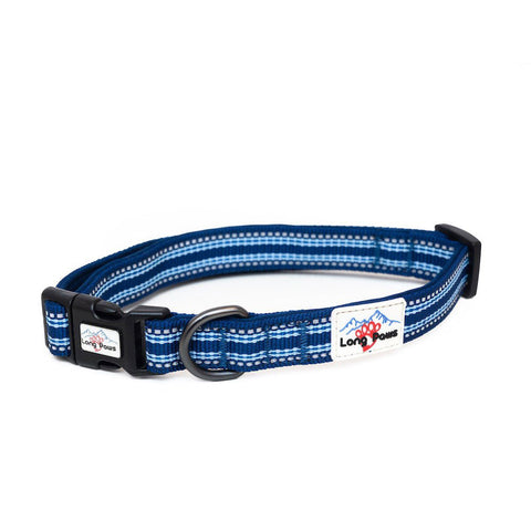 Long Paws Comfort Collection Collar Blue Small 28-42cm
