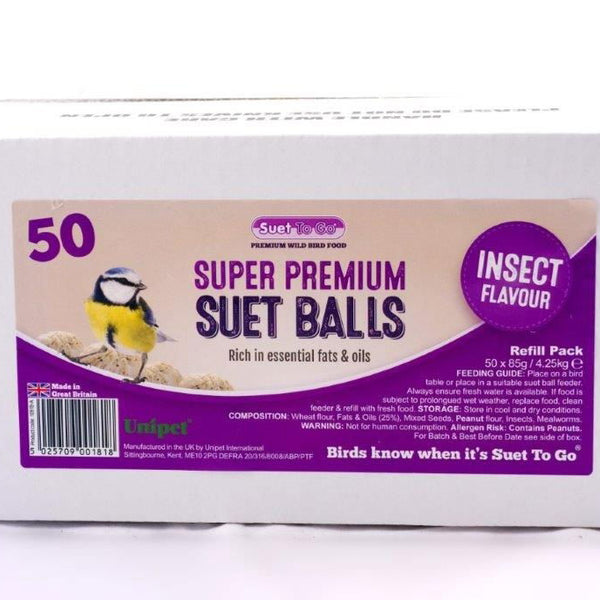 Suet To Go Insect Balls Refill (50 x 85g) 4.25kg