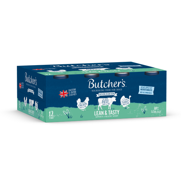 Butcher''s Lean & Tasty Low Fat Dog Food Cans – 6 x 390g / 12 x 390g / 18 x 390g