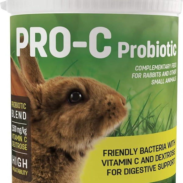Vetark Pro-C Probiotic 100g Powder - Prebiotic & Probiotic With Added Vitamins For Rabbits & Other Small Mammals