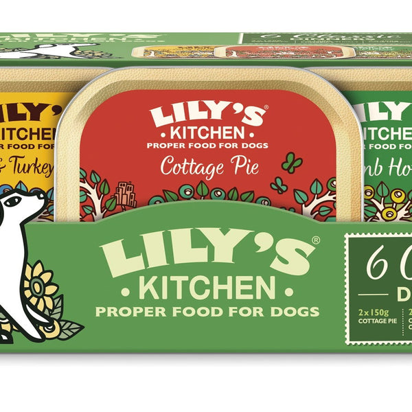 Lily's Kitchen Dog Wet Trays Classic Dinners Multi 6x150g