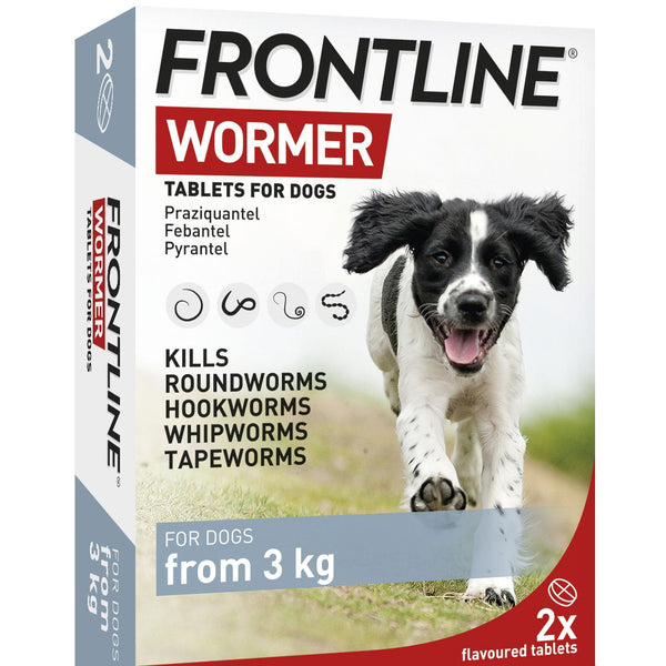 Frontline Wormer Tablets For Dogs 2 Pack