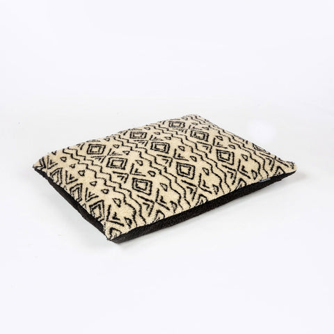 Fleece Neutral Geometric Duvet Cover Medium