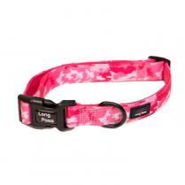 Long Paws - Funk The Dog Collar-Pink Camo S