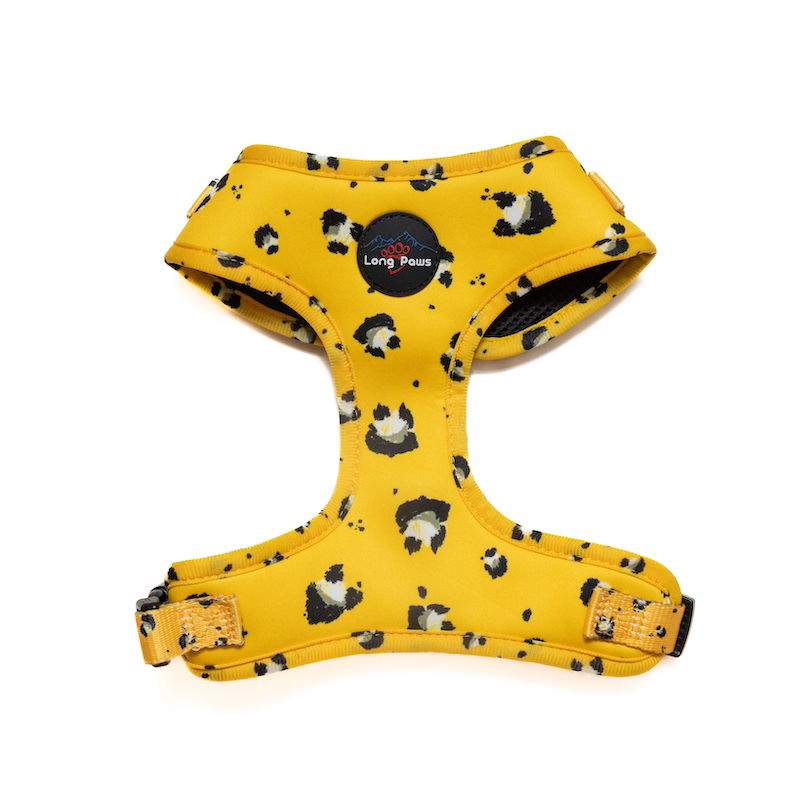 Long Paws - Funk the Dog Harness-Mustard Panda Small