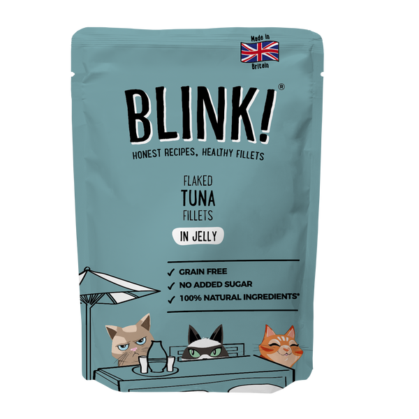 Blink! Wet Cat Food Flaked Tuna Fillets in Jelly Pouch 85g