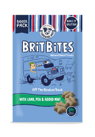 Laughing Dog Brit Bites Lamb. Pea & Mint 175g