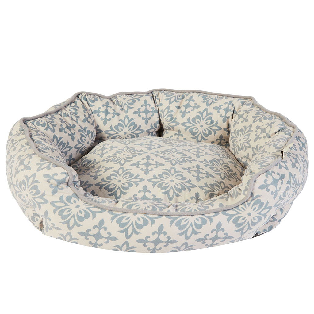 Dream Paws Scalloped Pet Bed Grey