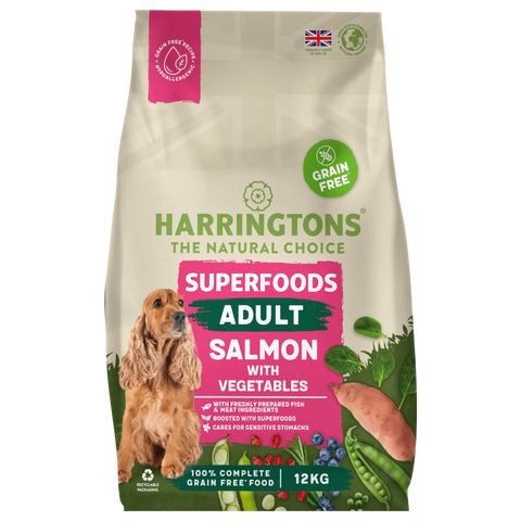 Harrington''s Grain Free Superfoods Salmon 12kg