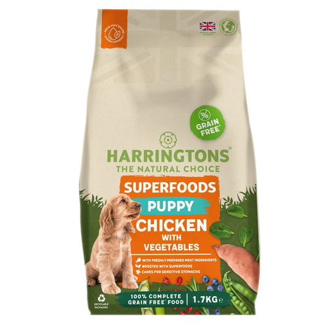 Harrington''s Grain Free Superfoods Chicken PUPPY 1.7kg