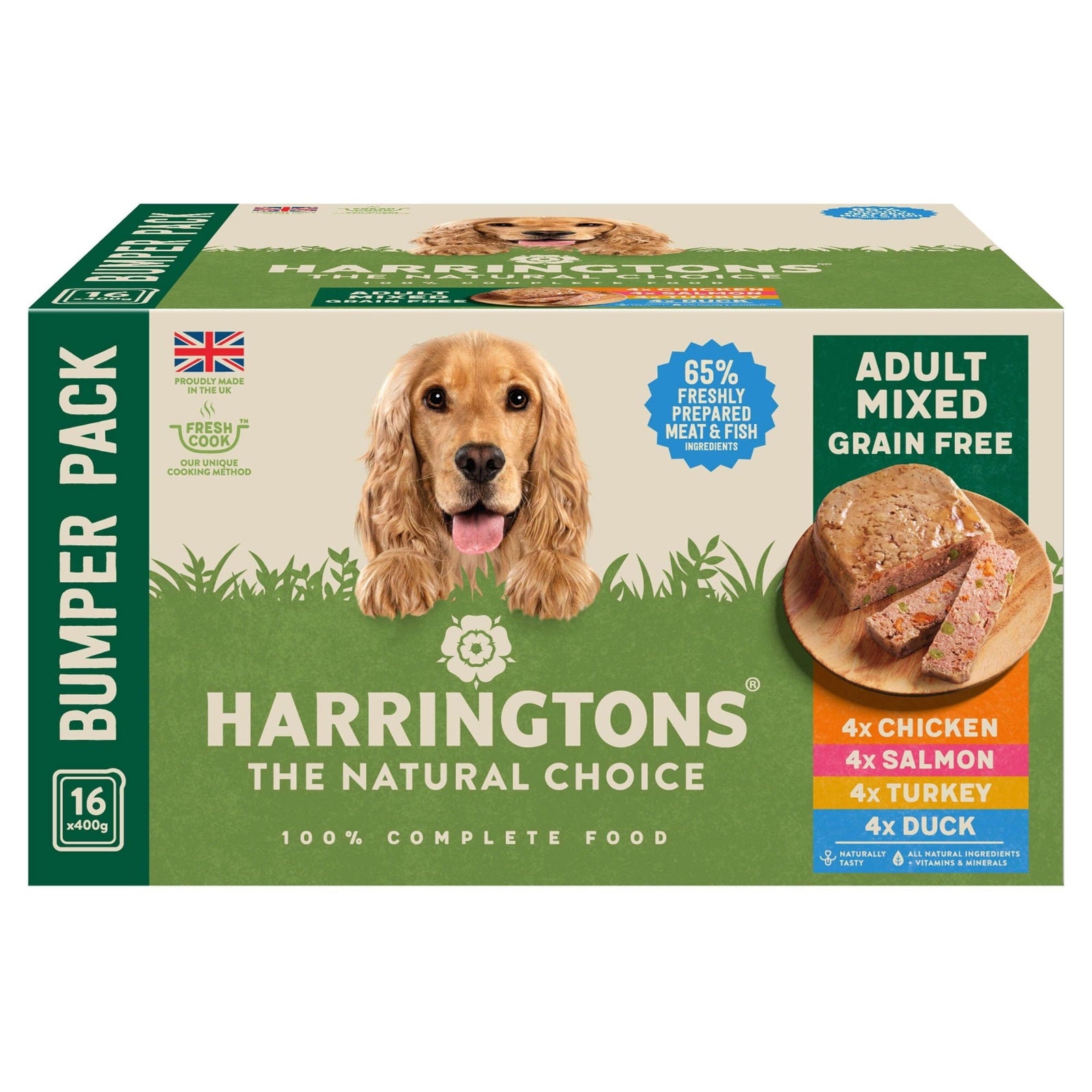 Harringtons Wet Dog Mixed Bumper 16 x 400g