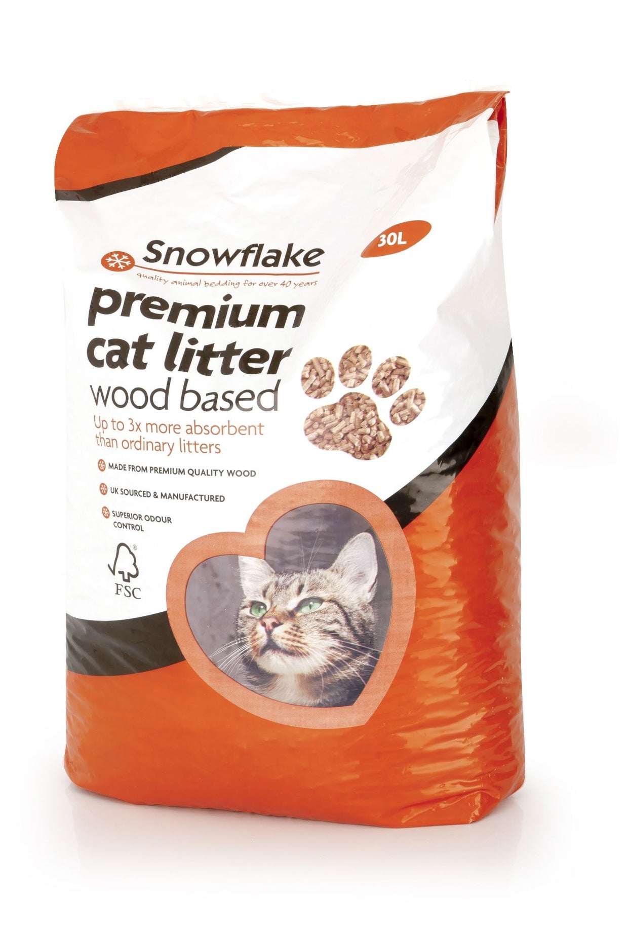 Snowflake Cat Litter