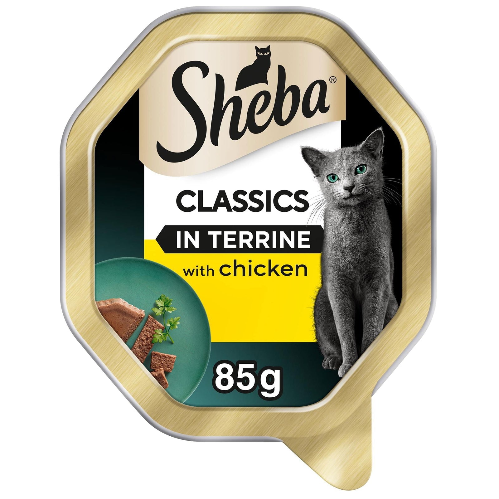 SHEBA Classics Adult Cat Food with in Terrine 85g Tray