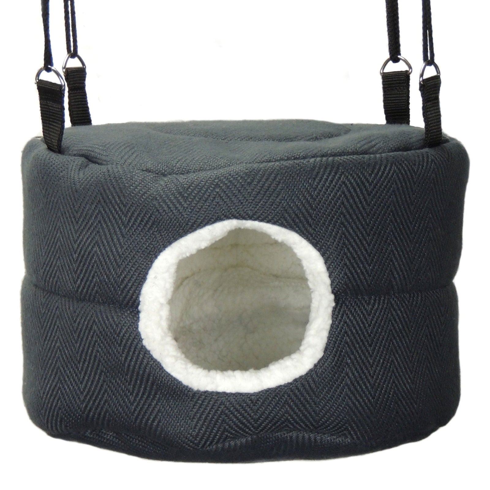 Classic HUGE Rodent-Hive Rat Ferret Toy: Grey Weave