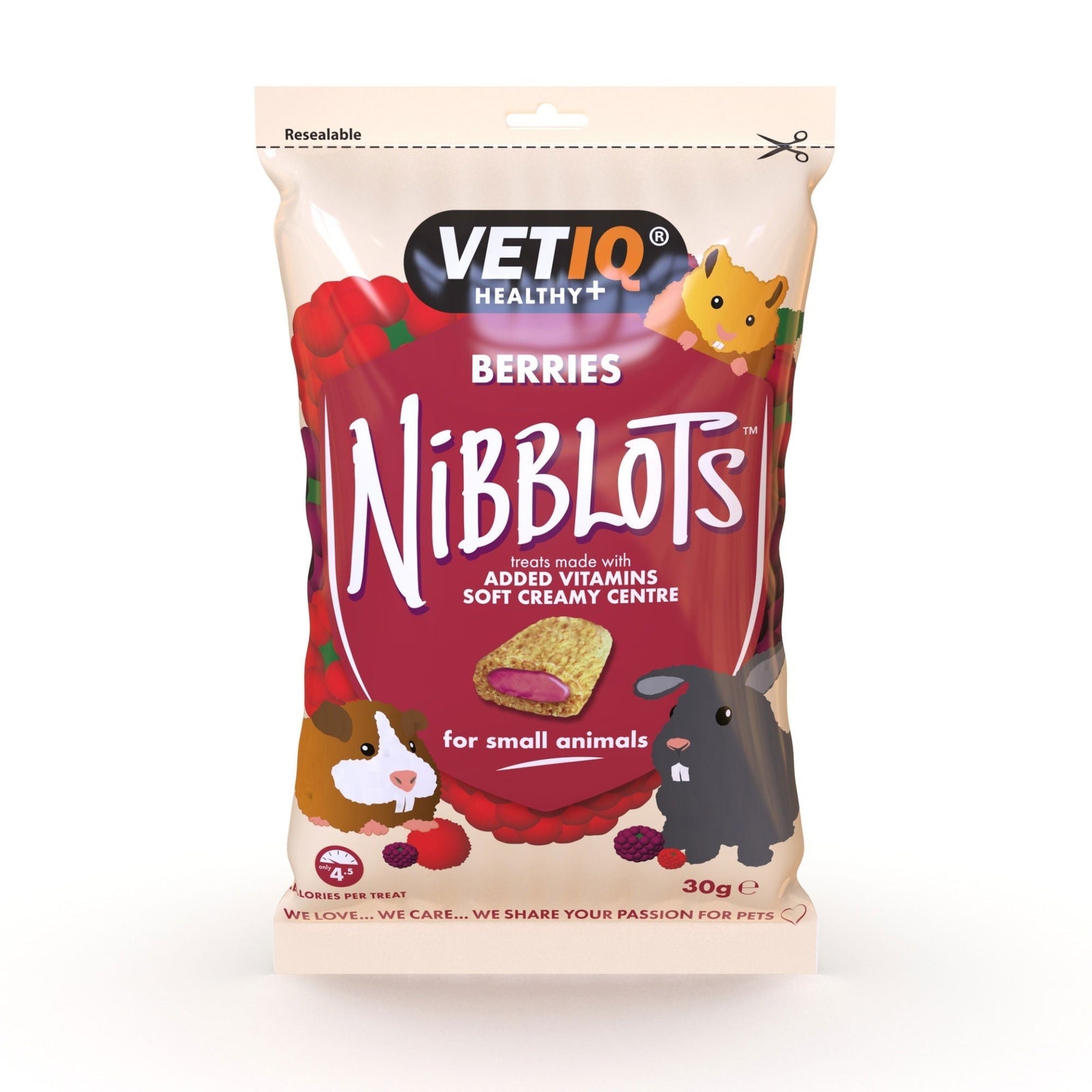 Nibblots For Small Animals Berries 30g