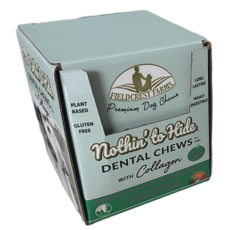 Dental Bone Beef 7" cigar band 13pc PDQ