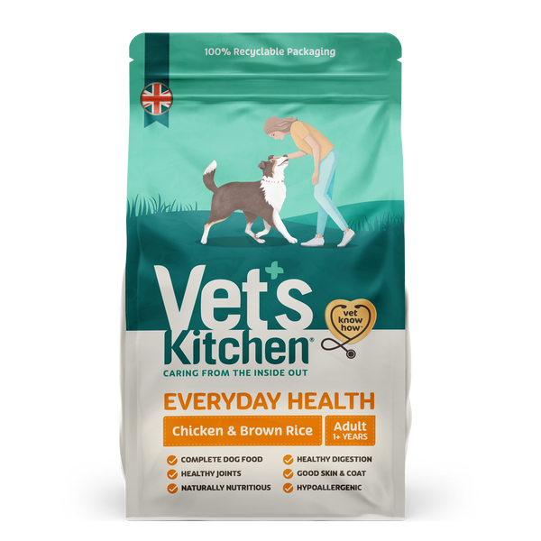 Vet''s Kitchen Everyday Health Dry Dog Food Chicken & Brown Rice - 1kg
