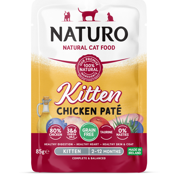Naturo Kitten Chicken Paté Pouch 85g