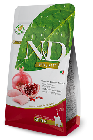 N&D Prime Cat Chicken & Pomegranate Kitten 300g