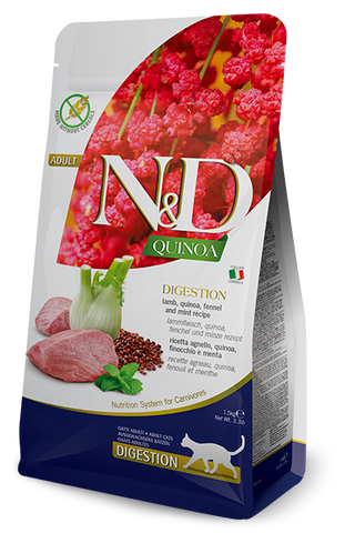 N&D Quinoa Cat Digestion. Lamb & Fennel Adult 300g