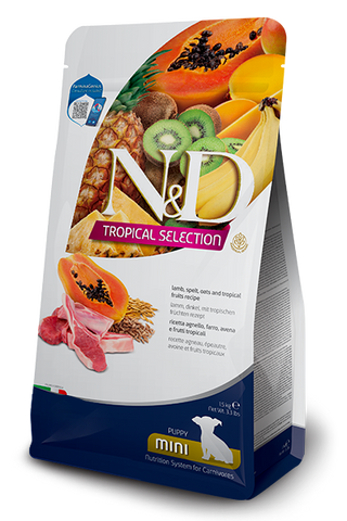 N&D Dog Tropical Selection Lamb Puppy Mini 1.5 Kg