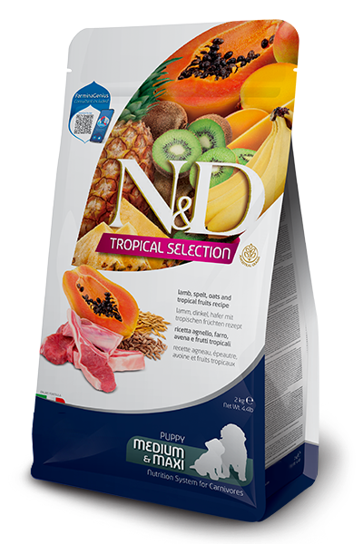 N&D Dog Tropical Selection Lamb Puppy Med/Max 2 Kg