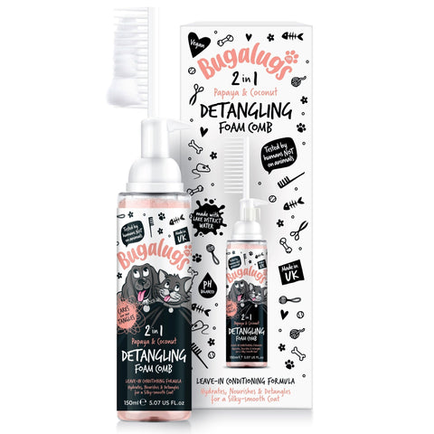 2 in 1 Detangle & Conditioning Foam Comb Lavender & Chamomile 150ml