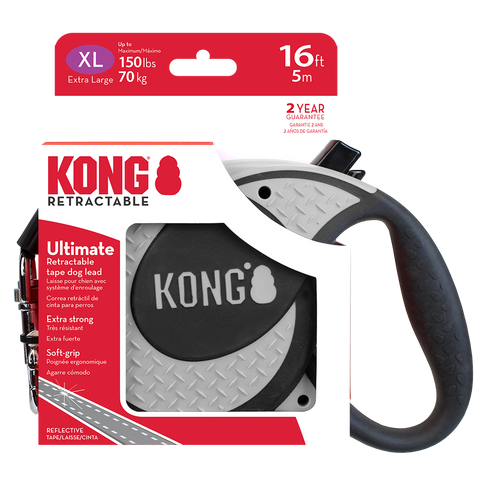 KONG Ultimate Retractable Grey Xtra Large Up To 70kg 5m