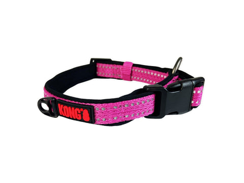 KONG Adjustable Collar Fuchsia M 19mm W 35-50cm L