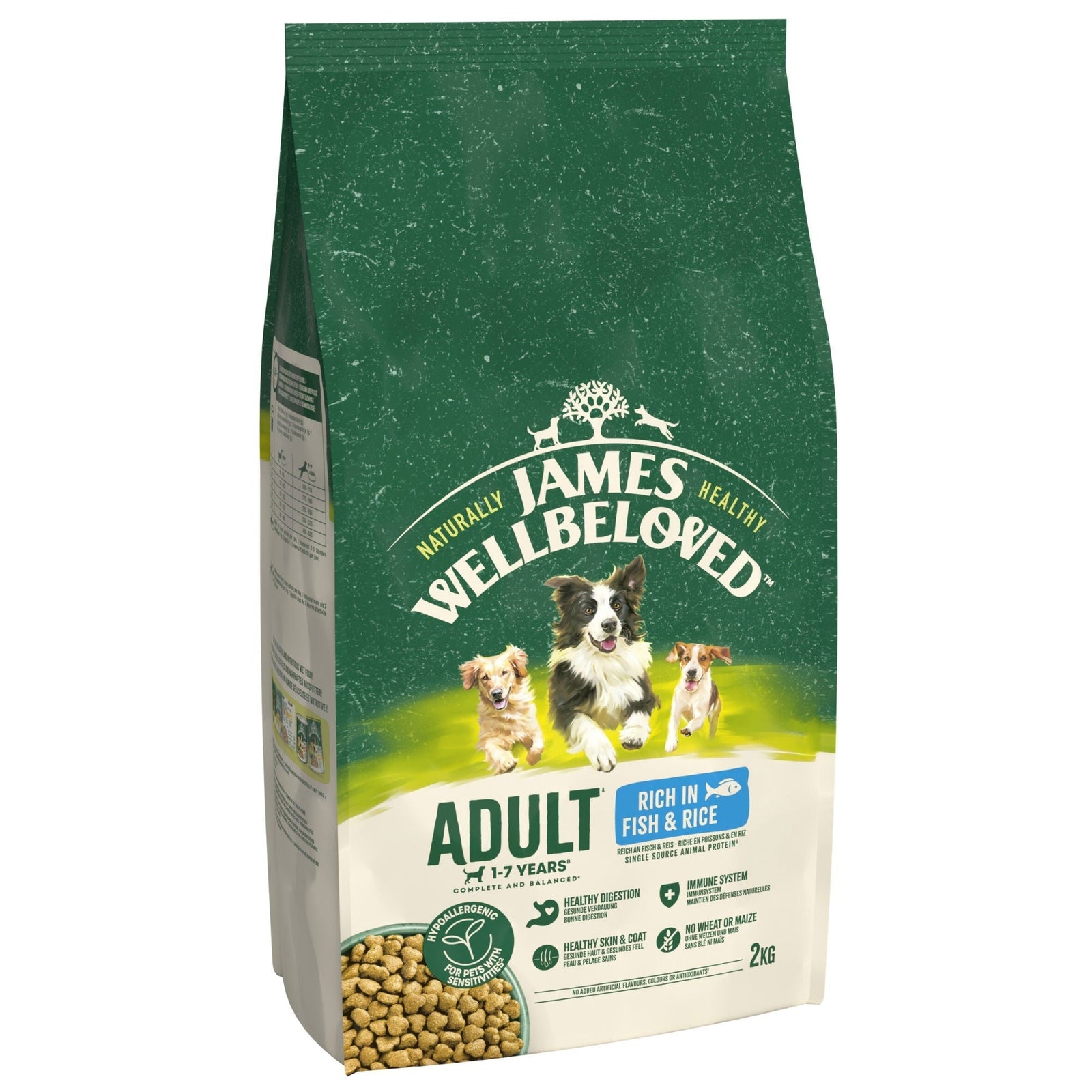 James Wellbeloved Dry Dog Adult Fish & Rice 2kg