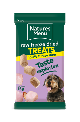 Natures Menu Freeze Dried Bites Turkey 15g