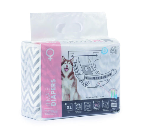 M-PETS Diapers - Female Dog - Xtra