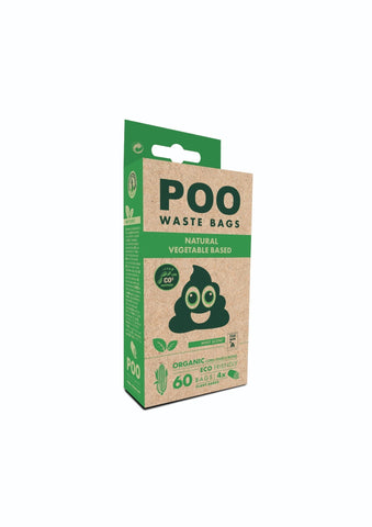 M-PETS Poo Dog Waste Bags (60 Bags) - Mint Scented