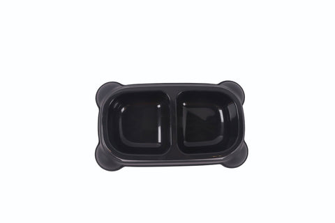 M-PETS Plastic Double Bowl