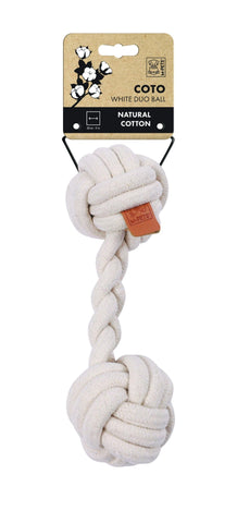 M-PETS Coto Eco Rope Dog Toys Duo Ball