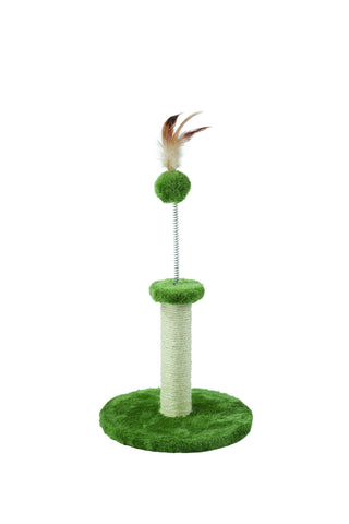 M-PETS My First Cat Tree Feather Green