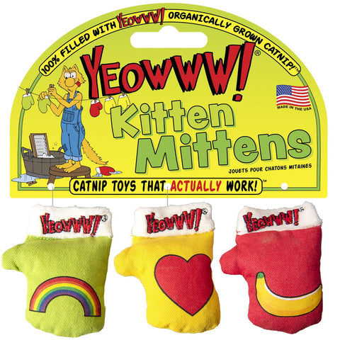 Yeowww 3 Kitten Mittens