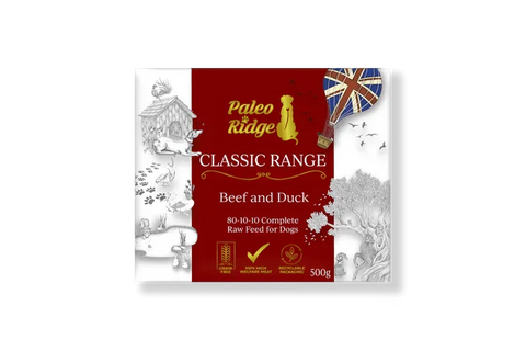 Paleo Ridge Classic Beef & Duck 500g