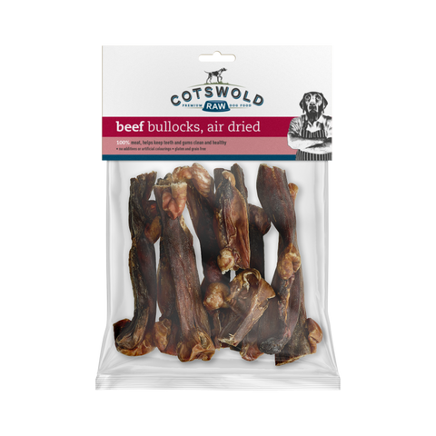 Cotswold Raw Natural Dried Treat Beef Bullocks x6