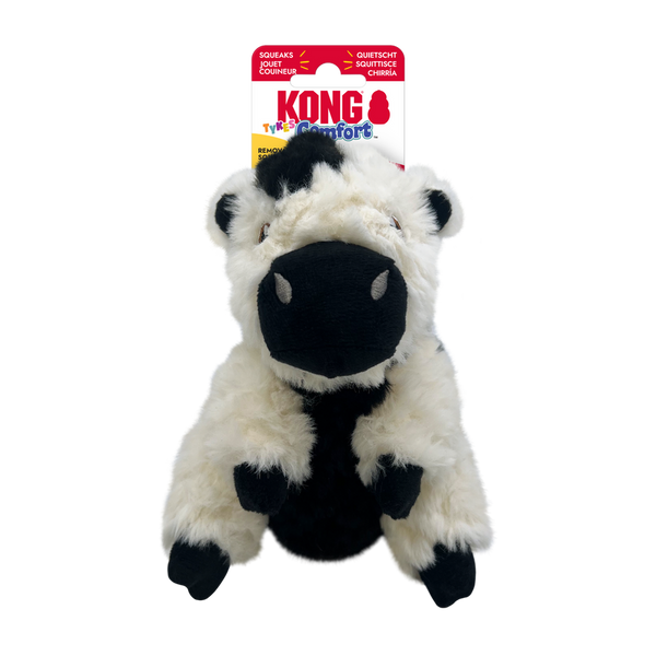 KONG Comfort Tykes Cow Dog Toy