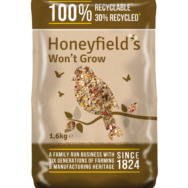 Honeyfields Wont Grow Wild Bird Food - 1.6kg