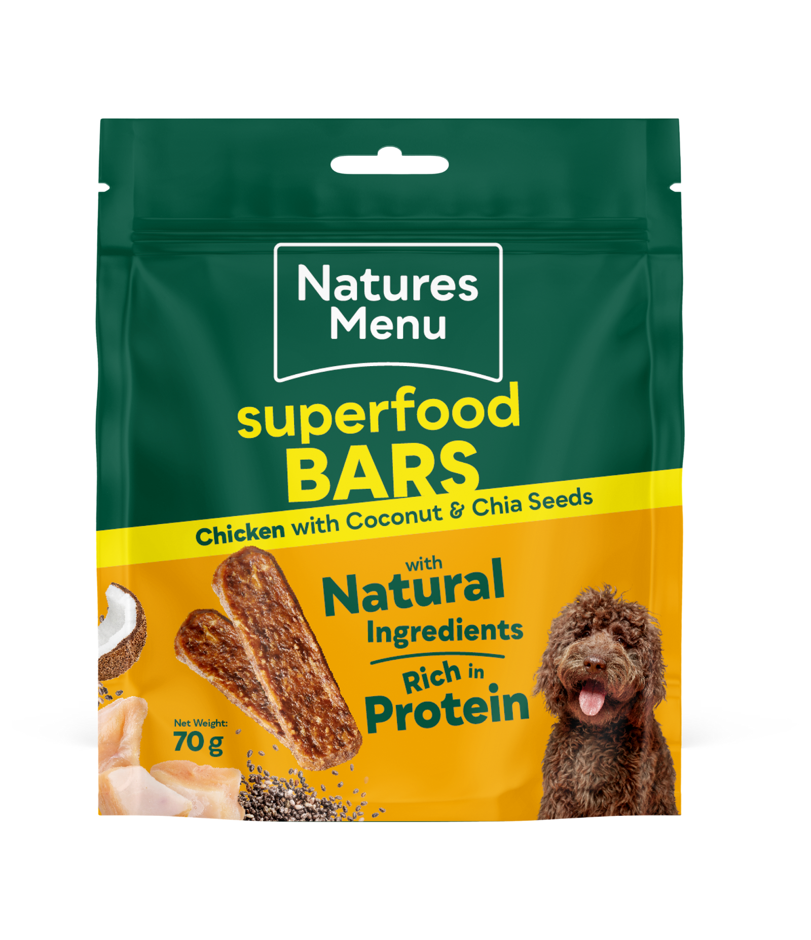 Natures Menu Superfood Bars Chicken 70g